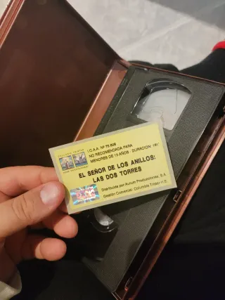 Películas VHS El Señor de los Anillos