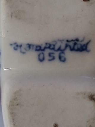 Cenicero Holandés Vintage Pintado a Mano