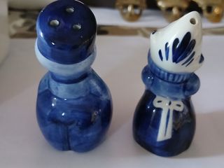 Cenicero Holandés Vintage Pintado a Mano