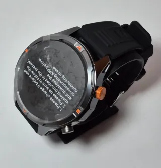 Reloj Inteligente Negro y plateado