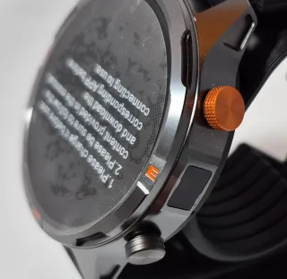 Reloj Inteligente Negro y plateado