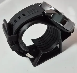 Reloj Inteligente Negro y plateado