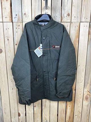 Chaqueta T-M Impermeable Kiwi Grasa Verde