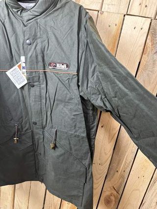 Chaqueta T-M Impermeable Kiwi Grasa Verde