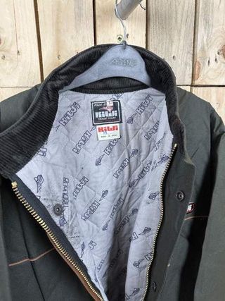 Chaqueta T-M Impermeable Kiwi Grasa Verde