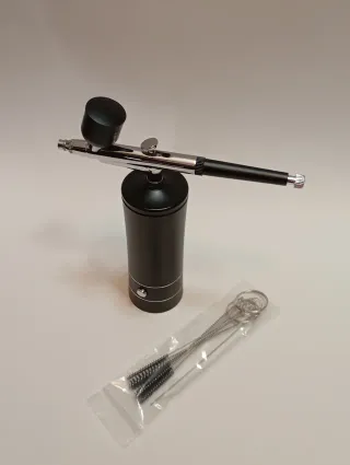 Maqueta, Aerógrafo con compresor inalámbrico