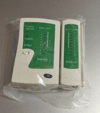 Probador de Cable de Red RJ45/RJ11 LAN telefónico