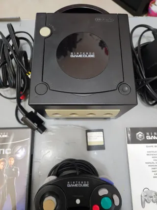 Nintendo GameCube Preto Completo