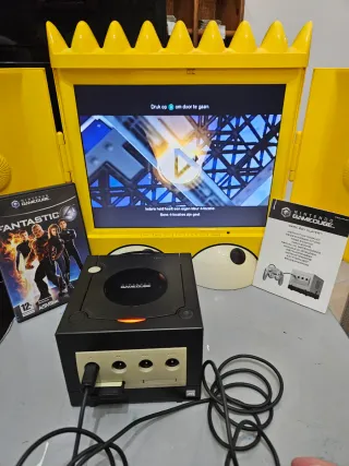 Nintendo GameCube Preto Completo