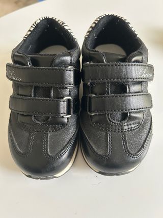 Scarpe bambina Chicco nere glitter n.22