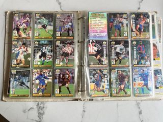 Lote 2 Álbumes Fichas de la Liga Fútbol