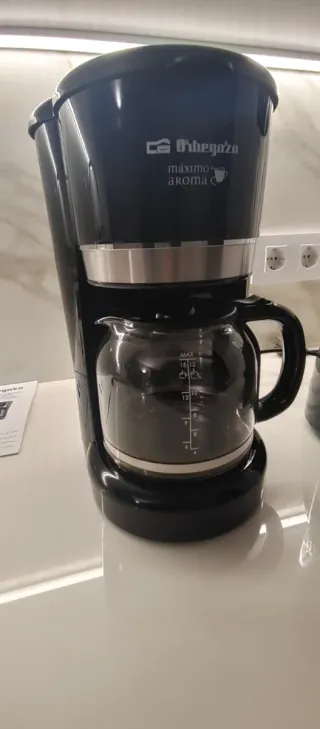 Cafetera Orbegozo Goteo Negra