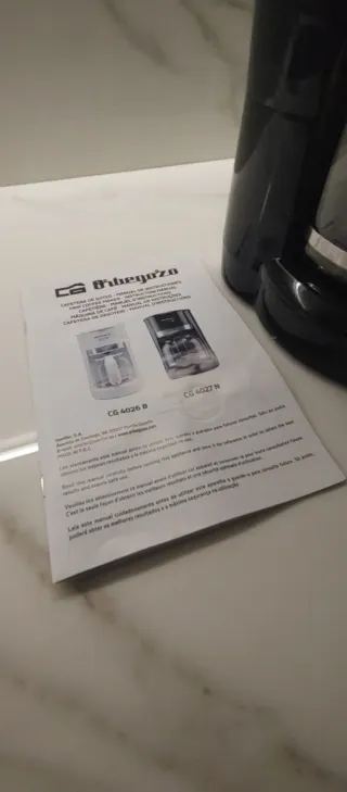 Cafetera Orbegozo Goteo Negra