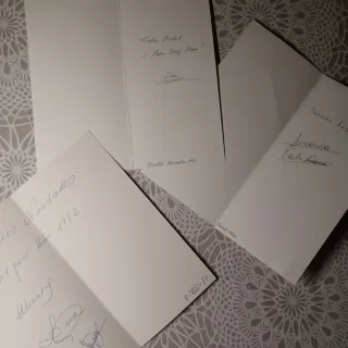 3 Postales de Ferrandiz 23x11cm Años 60-70