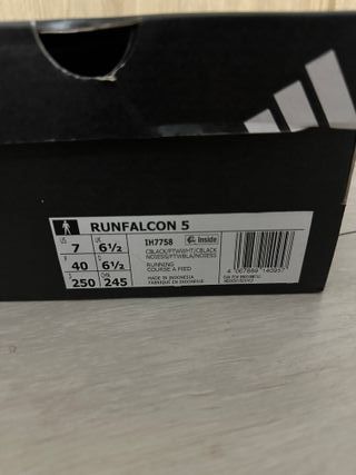 Zapatillas Adidas Runfalcon 5 Negras Blancas