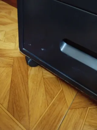 Cajonera Negra 3 Cajones