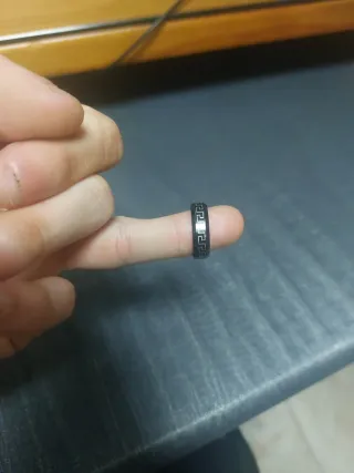 Anillo plata diseño griego