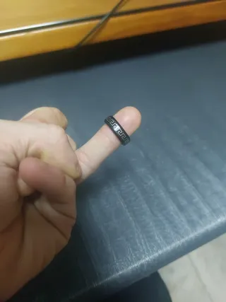 Anillo plata diseño griego