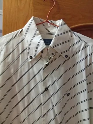 Camisa hombre manga larga rayas