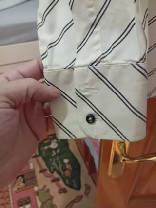 Camisa hombre manga larga rayas