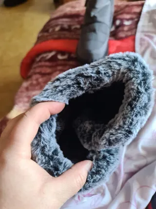 Botas grises de mujer con forro SIN ESTRENAR,