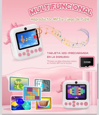 Cámara Instantánea Infantil ElecMoga Unicornio