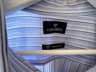 Camisa de chico. Caramelo. Talla XXL