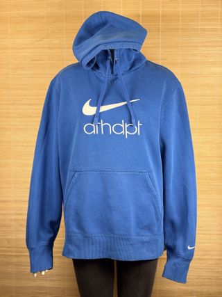 Sudadera Nike Azul Vintage con Capucha