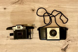 Cámara analógica vintage Kodak Brownie 127.