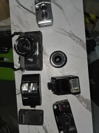 Lote Cámaras Canon, Olympus, Osram