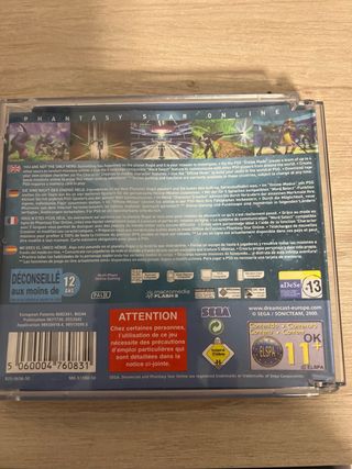 Phantasy Star Online Dreamcast Sega