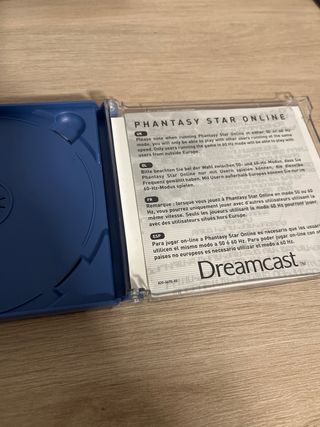 Phantasy Star Online Dreamcast Sega