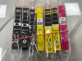Regalo Tinta Canon 551 XL (Negro, Amarillo, Mag