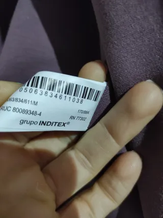 Chaleco Zara Morado con Pedrería