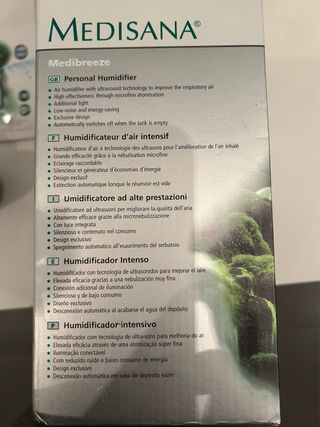 Humidificador Medisana Medibreeze Ultrasonic