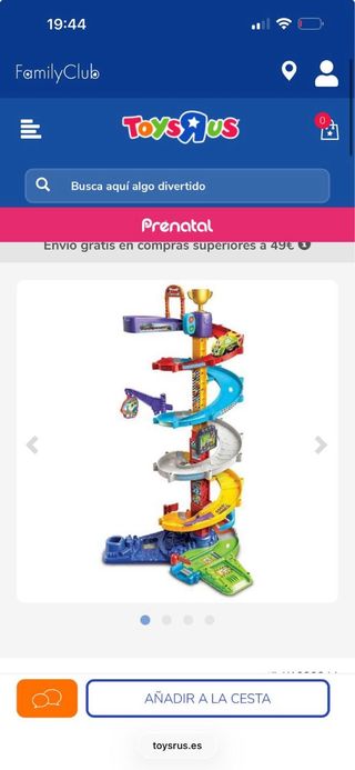 Circuito Supertornado Vtech + 4 coches