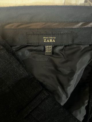Pantalón de traje Zara gris talla 48
