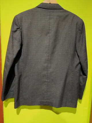 Americana cuadros verde-azul