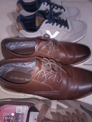 Zapatos Munich Talla 45 Marrón/Gris