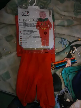 Disfraz calabaza P'tit Clown 1-2 años