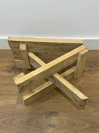 Silla de madera plegable portátil