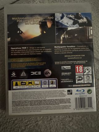 Medal of Honor PS3 PAL España
