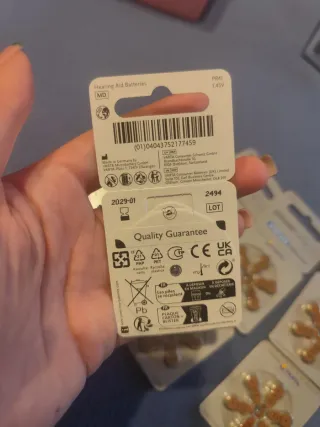 Batterie per apparecchi acustici powerone p312