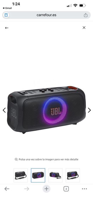 Radio Karaoke JBL Negra