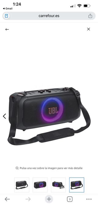 Radio Karaoke JBL Negra