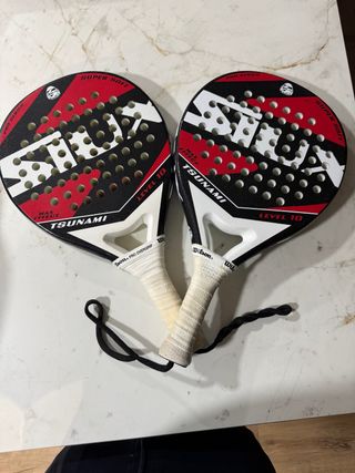 2 Palas Pádel Siux Tsunami Roja