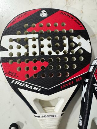 2 Palas Pádel Siux Tsunami Roja