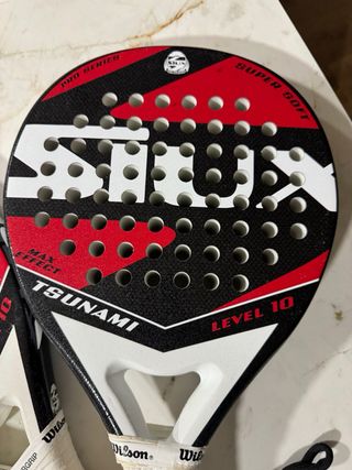2 Palas Pádel Siux Tsunami Roja