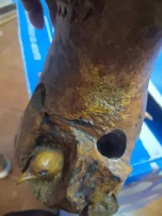 Vaso Legno Ulivo Anni '80