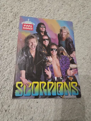 Póster Scorpions. Tamaño hoja de revista
